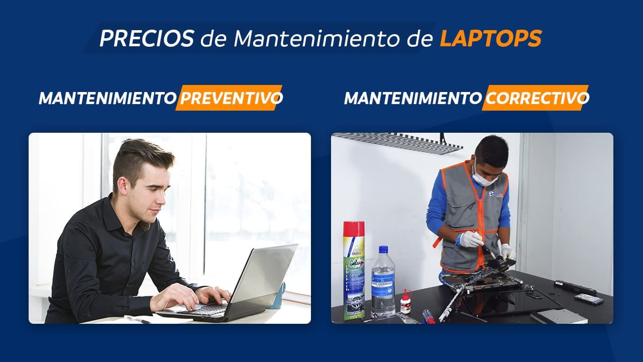 Precios de mantenimiento de laptops