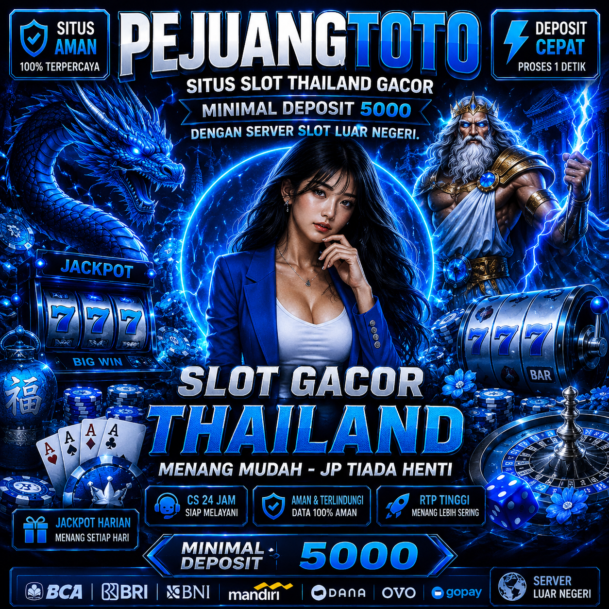 PEJUANGTOTO | Situs Slot Thailand Gacor Minimal Deposit 5000 Dengan Server Slot Luar Negeri.